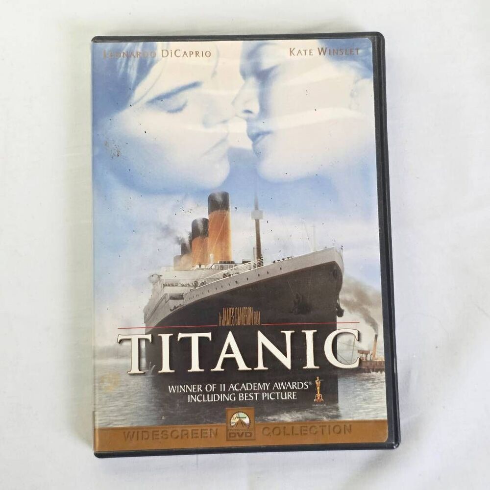 Titanic DVD James Cameron Leonardo DiCaprio Kate Winslet